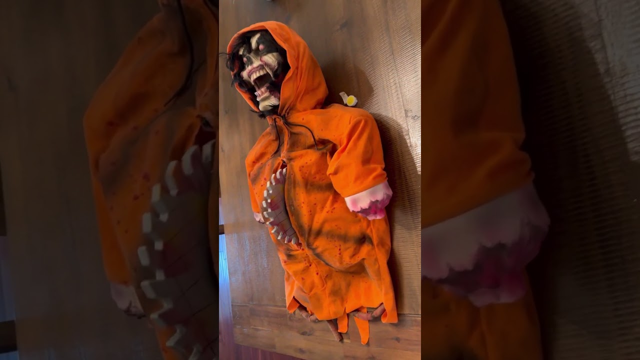 Spirit Halloween Laying Buzz Saw Animatronic 