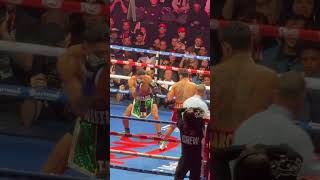 Ryan Garcia Vs Mario Barrios 1st Round 🎥 Themainevent_tme #explore #boxing