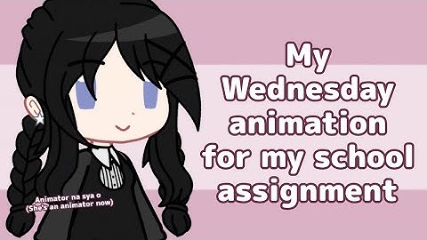 My Wednesday Animation Using Wick Editor 🎞 | Animation | Yinklue