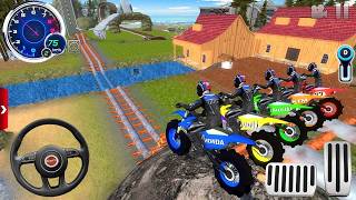 Mega Ramp Motor Bike Stunt Racing Simulator 3D - Extreme Motocross Dirt Bike - Offroad Gameplay screenshot 5