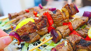 سر طراوة اللحوم المشوية  والاستيك  فى المطاعم how to tenderize meat for bbq-English subtitle