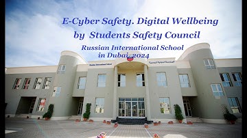 E-Cyber Safety. Digital Wellbeing by Students Safety Council (RIS)2024