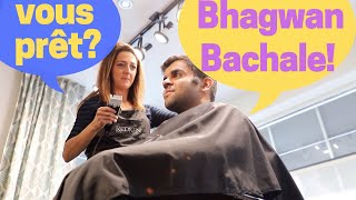 First Haircut in French Canada  The Story of an AMAZING Hair Stylist in an everyday salon!