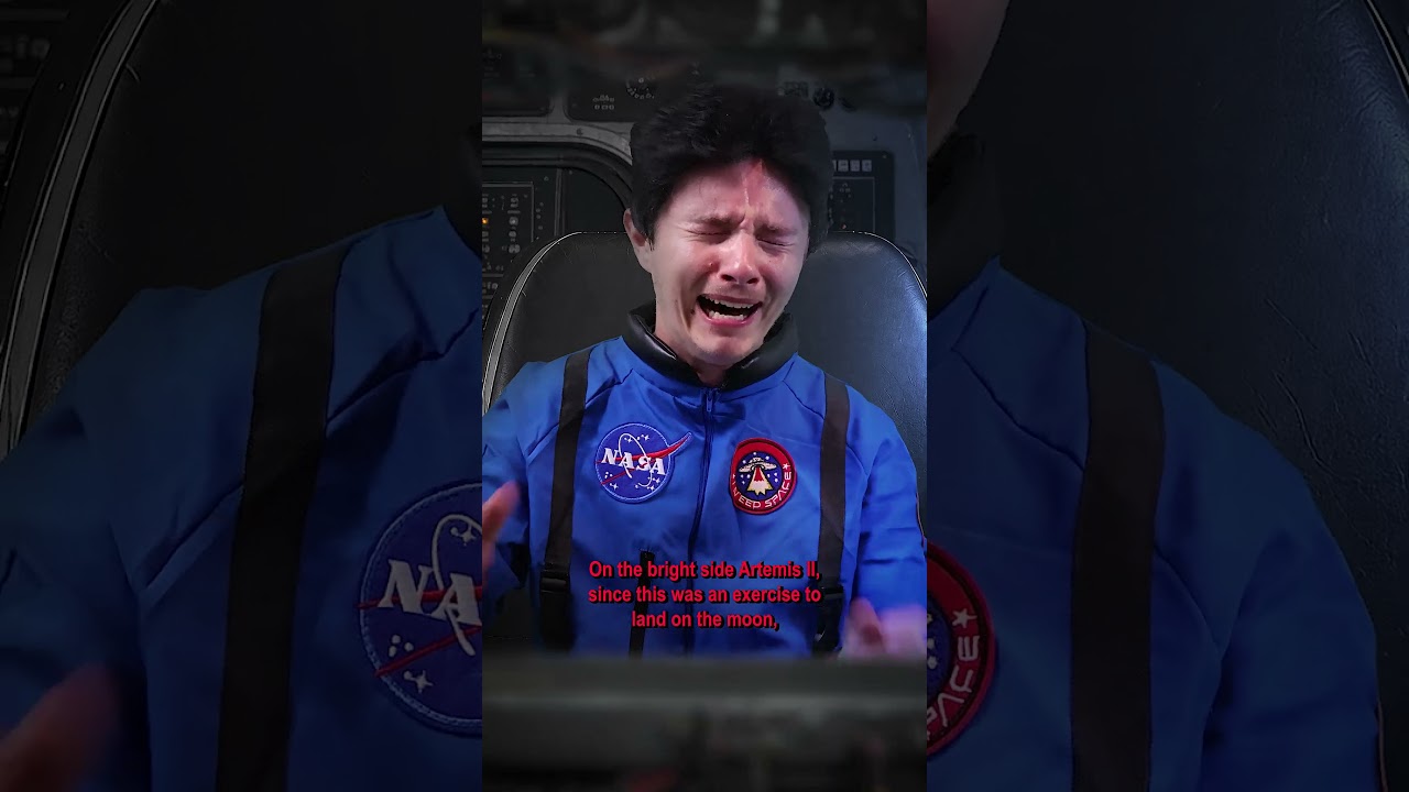 We Made A Miscalculation #skit #nasa #artemisII #space #moon #parody #meme #artemis
