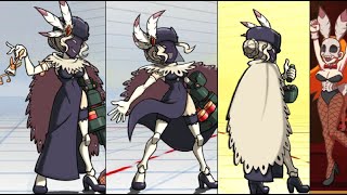 【スカルガールズ】Skullgirls - Black Dahlia's New moves \& New Stage!! (4K)