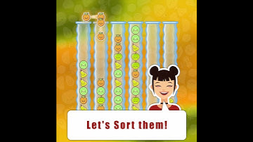 Need help to Sort It All these fruits! #androidgame #iosgame