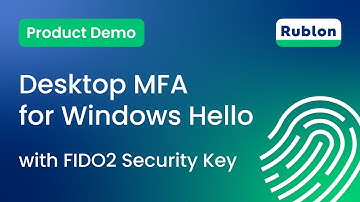 Desktop MFA for Windows Hello with FIDO2 Security Key