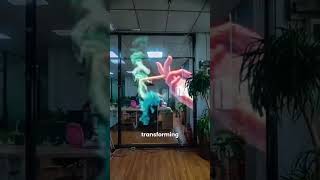 Transparent LED Screen That Turns Glass Into Advertising/Window Actually A Digital Screen #shorts