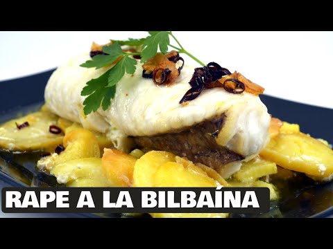 Rape a la bilbaína con patatas al ajillo - No querrás comer rape de otra forma