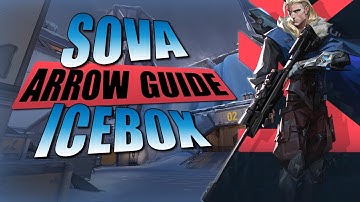 SOVA ARROW -  GUIDE ON ICEBOX - RECON DART SPOTS | VALORANT