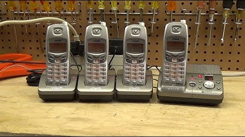 Vtech MI6896 5.8 GHz Cordless Phone with Digital Answering System | Initial Checkout