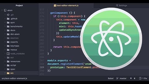 Atom (ubuntu) : 