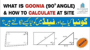 What is Gunia (90 Degree Angle) │How to Calculate Gunia in Field │Urdu/Hindi