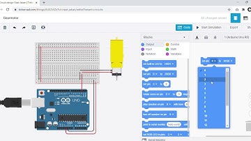 Working with DC Gear Motor using TinkerCad