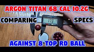 New Titan 68 ABS Steel Core Review, Compared to The Leading Less Lethal Ammo