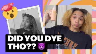 FADED THINGS 🍃💗 I DYING MY HAIR WAKE & BAKE  #grwm #faded #lifted