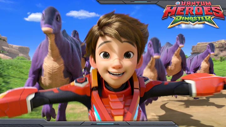 [DINOSTER1] Dancing with Dinosaurs and more | Quantum Heroes: Dinoster | S1 Compilation EP7~9