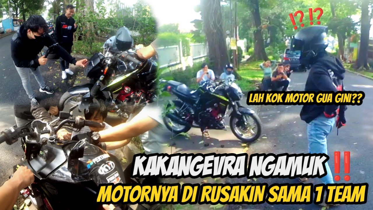 NGERJAIN KAKANGEVRA‼️ 1 TEAM RUSAKIN MOTORNYA⁉️ - YouTube