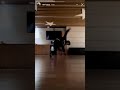 Man does amazing break dance in Airport