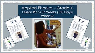 Applied Phonics - Grade K Week 26