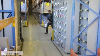 Under Pallet Rack Slider Storage Units For Order Picking