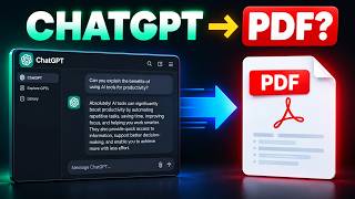 How to Convert ChatGPT Text into PDF (Easy Method)