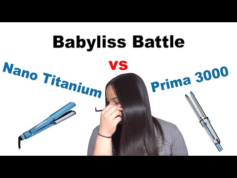 Babyliss Prima 3000 vs Nano Titanium | Silk Press Flat Iron Test |