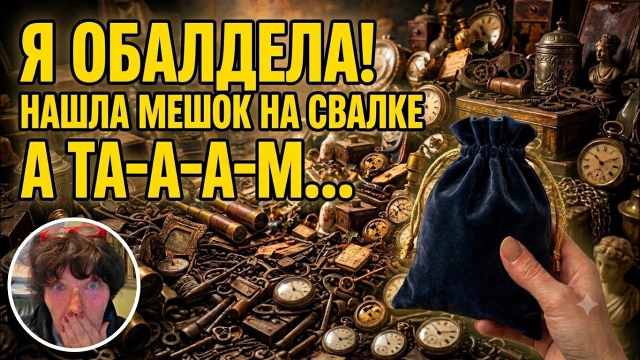 Я ОбАлДеЛа ! Нашла чёрный мешок на свалке а ТАААМ ... Это надо видеть ! Не мусорка ювелирный магазин