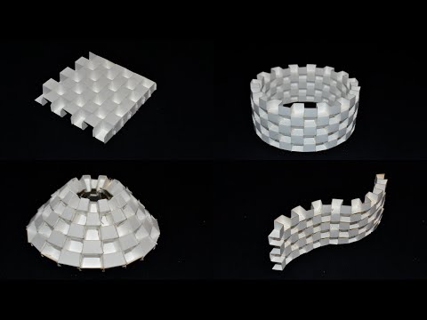 Super strong metamaterial inspired by kirigami, an origami variation that uses cutting and folding