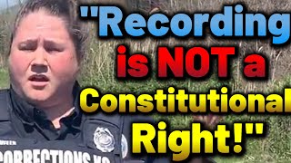 Recording is NOT a Constitutional Right? First Amendment Audit FAIL!