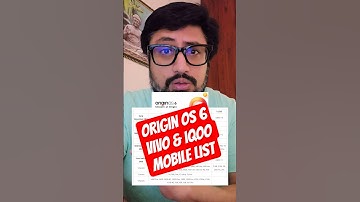 Origin OS 6 launched | list of eligible vivo and iqoo mobiles for origin os 6 update #originos6
