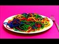Colorful Surprise Spaghetti with Toys - Blue Whale, Mermaid, Dolphin & Filly