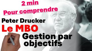 Qu'est ce que le MBO la gestion par objectifs de Peter Drucker?