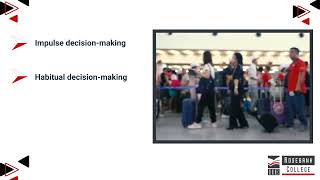 Types of Decision Making and the Decision Making Process (MART5122 - LU3/Theme 3/LO12)