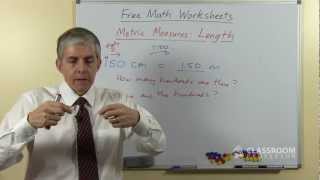 Teacher Math Lesson: Metric Measures of Length Profile