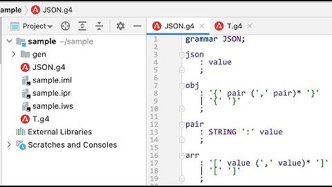 ANTLR4 Intellij Plugin -- Grammar Editing / Refactoring