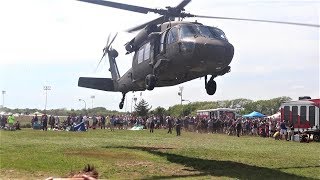 United States Army Black Hawk Helicopter Taking Off Right In Front Of Me