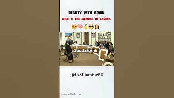 Wait For Her Answer! 🤯👩‍✈️ 📈 Aashna Chaudhary | Upsc Interview