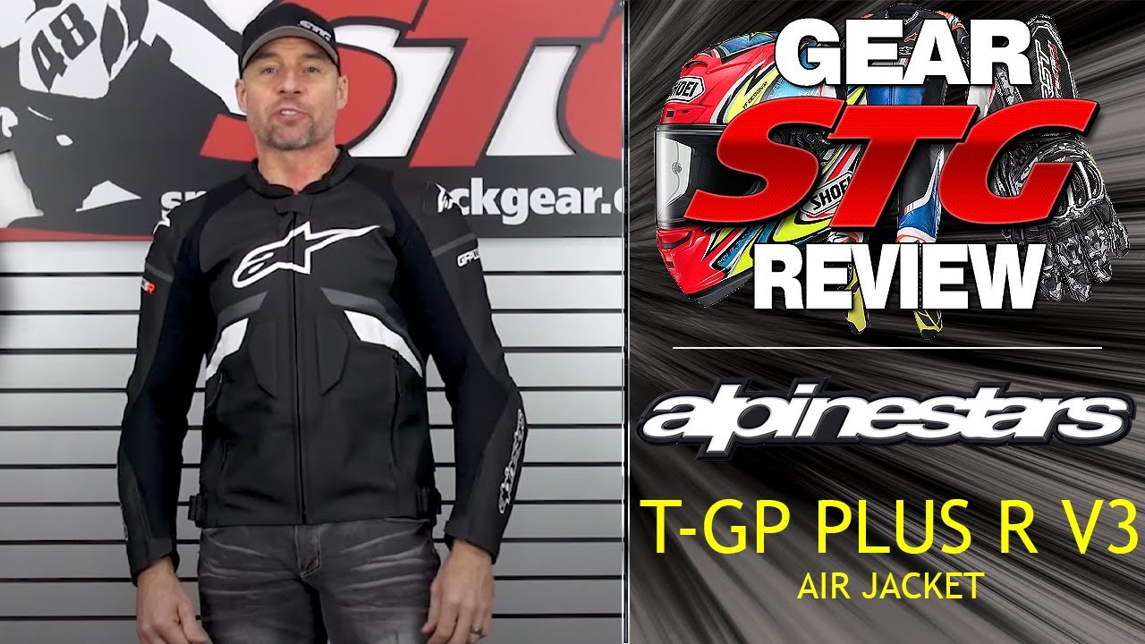 Alpinestars T-GP Plus R V3 Air Jacket | Sportbike Track Gear - YouTube