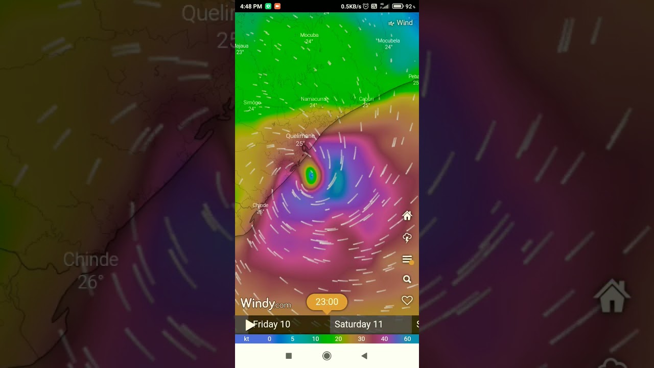cyclone Freddy outer ring were touched Mozambique