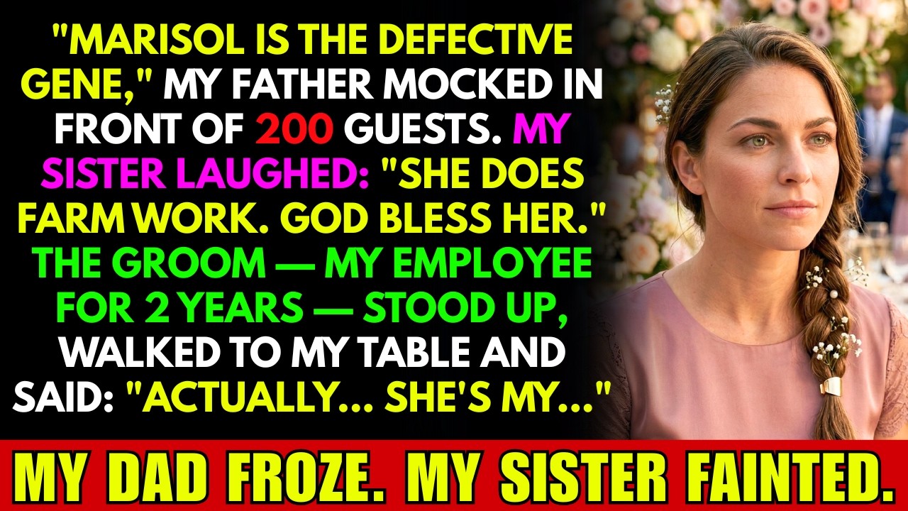 My Father Mocked Me at My Sister’s Wedding — Then Her Groom Looked At Me, Bowed and Said, “Boss…”