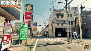 【🇯🇵4K】舎人ライナー江北駅から江北バス通りを西新井大師へ向けて歩く【Kouhoku in Tokyo】