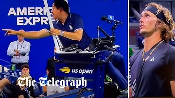 US Open fan ejected for saying "the most Hitler phrase there is" at German player