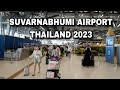  4k suvarnabhumi airport bangkok 2023  full tour  largest airport  travel with ammar