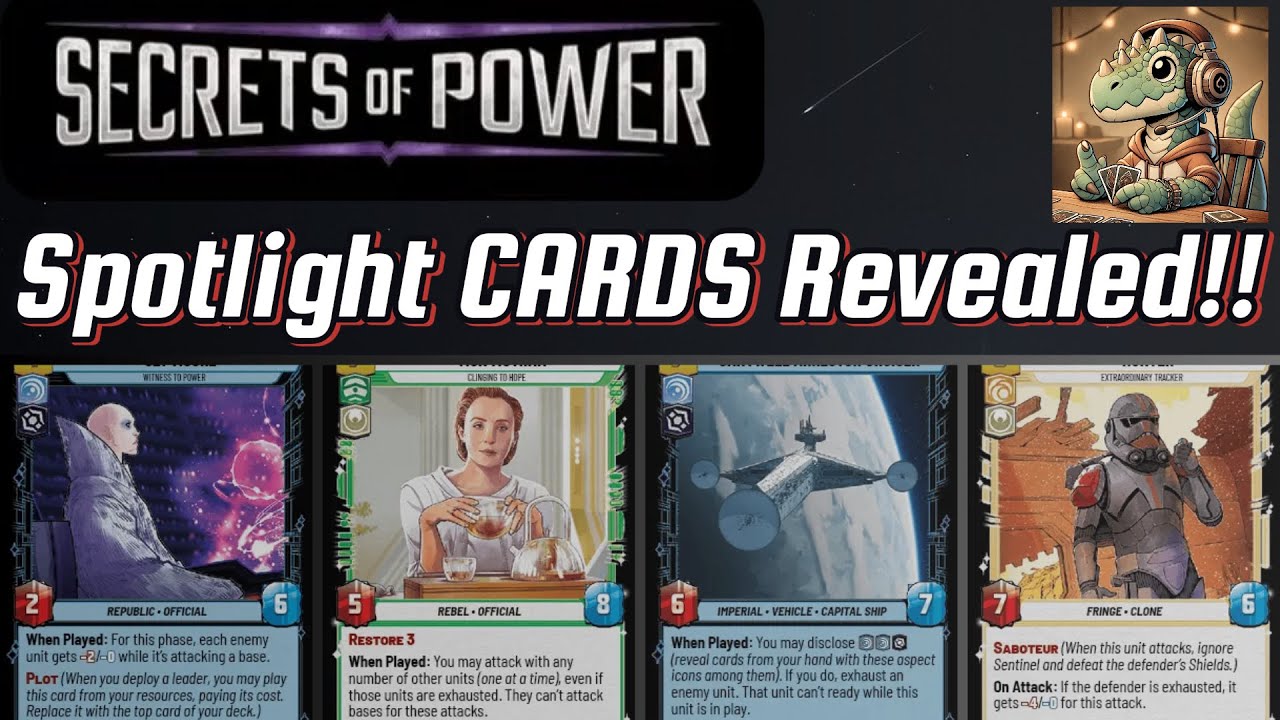 Secrets of Power Spotlight decks FULL Reveal & Analysis | Star Wars Unlimited