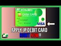 How to apply for a jp debit visa card in japan jpbankjpdebitvisacardyouchyocard