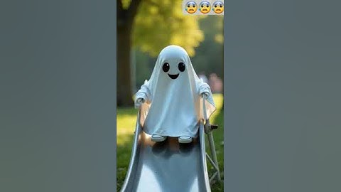 cute ghost sliding😰 #cute #viral #slide #shortfeed #ghost