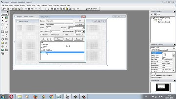 Cara Membuat Menu Utama dengan VB6