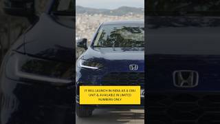 Honda has revealed the ZR-V Hybrid | Honda India | SPS CARS #hondasuv #spscars #ytshorts