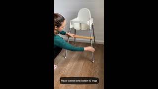 Footsi® - Adjustable Eco-Friendly Bamboo Highchair Footrest - The Woodsi  Footsi™